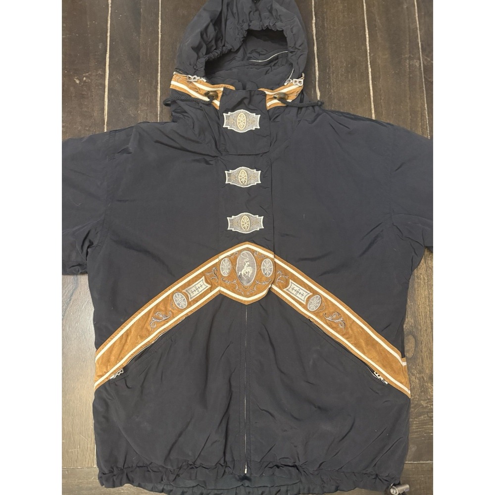 Vintage Bogner Ski Jacket Womens 8 Western Equestrian Embroidered USA Made - Picture 7 of 16